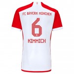 Günstige Fußballtrikots FC Bayern München Joshua Kimmich 6 Kinder Heimtrikot 2023-24 Kurzarm